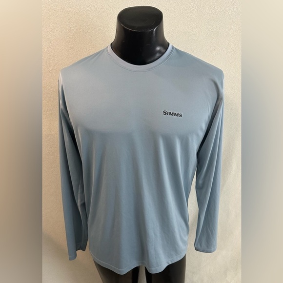 Simms Other - Simms Shirt Men’s Medium Long Sleeve Fishing Performance Stockton Fish Dri-Fit